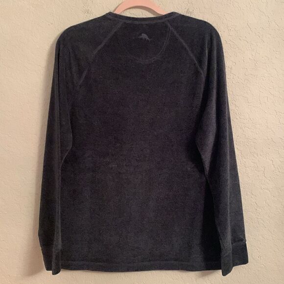 NWT Tommy Bahama Stone Crest Terry Cloth Crew Neck Shirt Men’s Size SP - Picture 2 of 10
